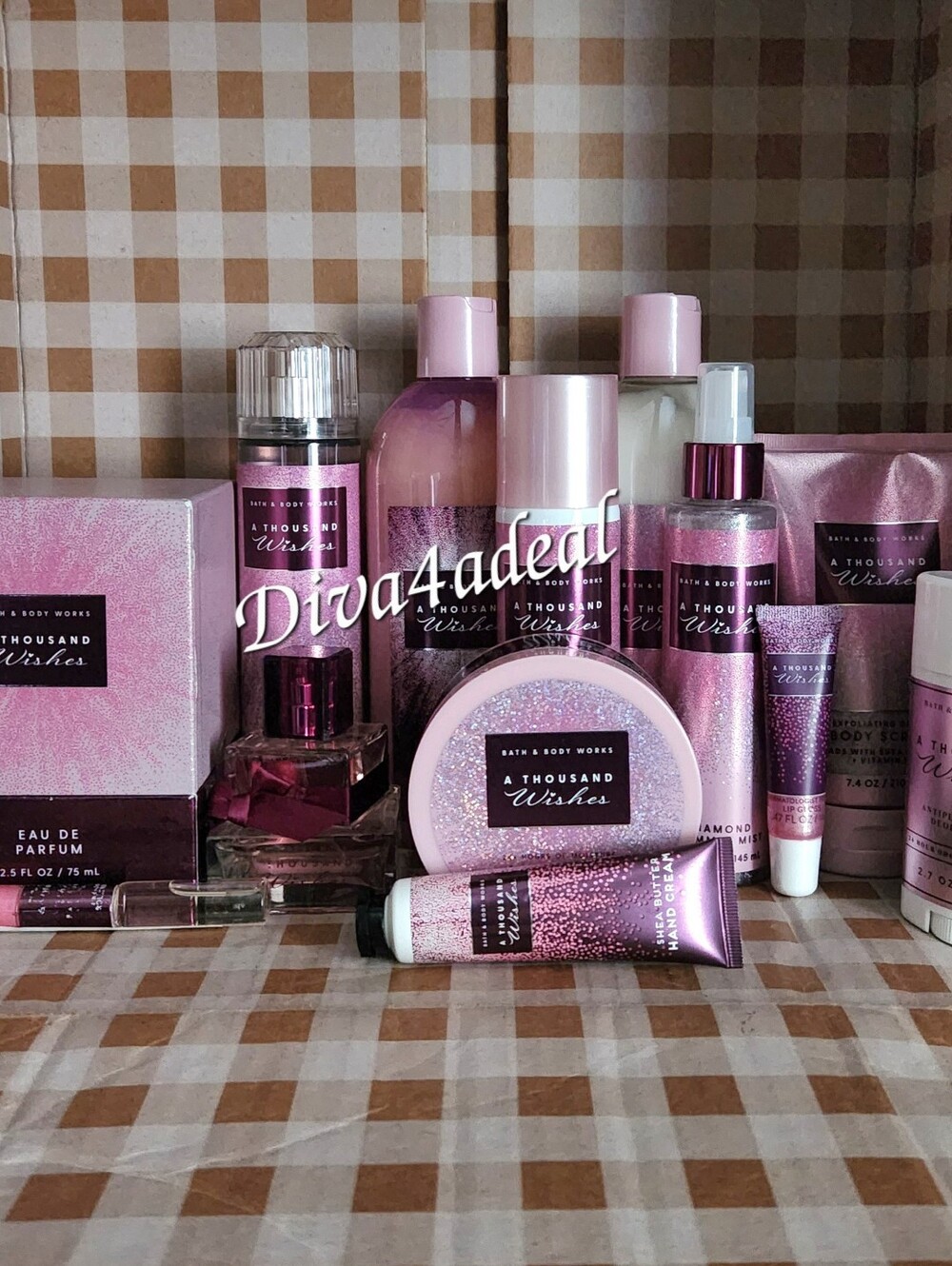 Bath & Body Works A THOUSAND WISHES 1.7 fl oz 12PC Collection Bundle